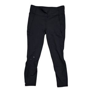 Lululemon Black Cropped Leggings 8